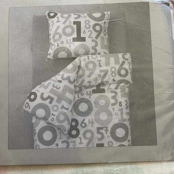 NEW IKEA number theme 3 piece twin sheets - Picture 4 of 5